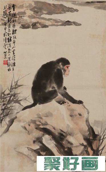 “巴蜀一杰”周北溪画猴作品欣赏