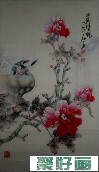 何乃磊中国画花鸟作品欣赏