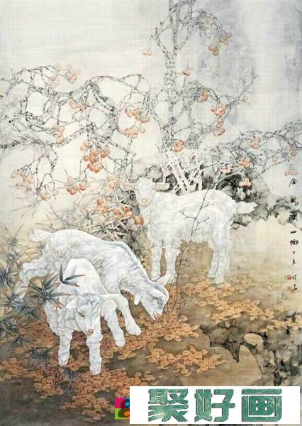何乃磊中国画花鸟作品欣赏