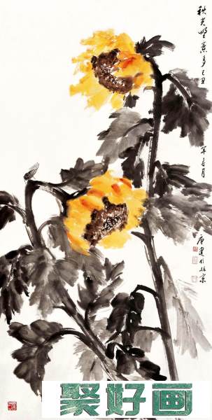 唐建中国画花鸟作品欣赏