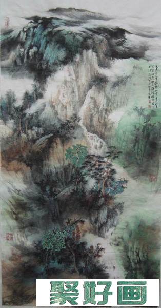 汪家芳中国画山水作品欣赏