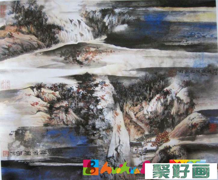 汪家芳中国画山水作品欣赏