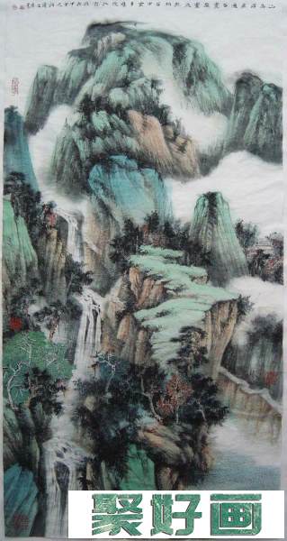 汪家芳中国画山水作品欣赏