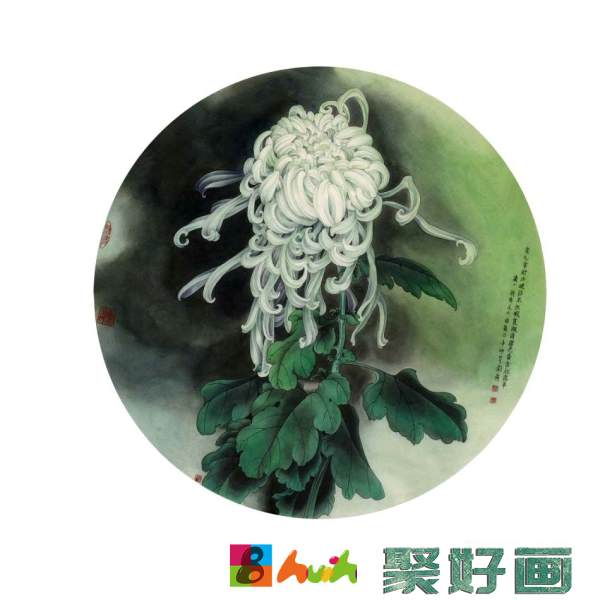 刘广工笔花鸟画欣赏