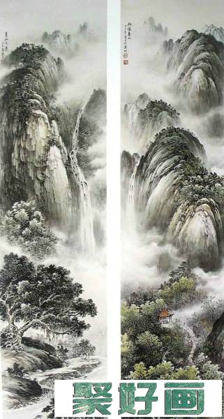 吴其才中国画山水作品欣赏