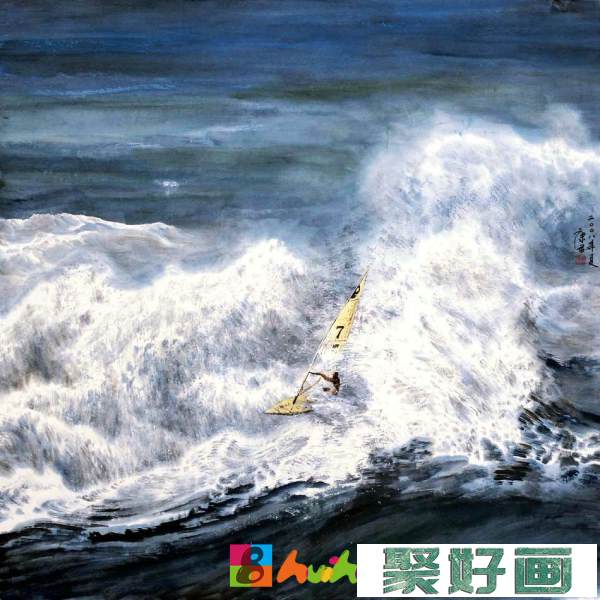 济南画院康庄山水画欣赏