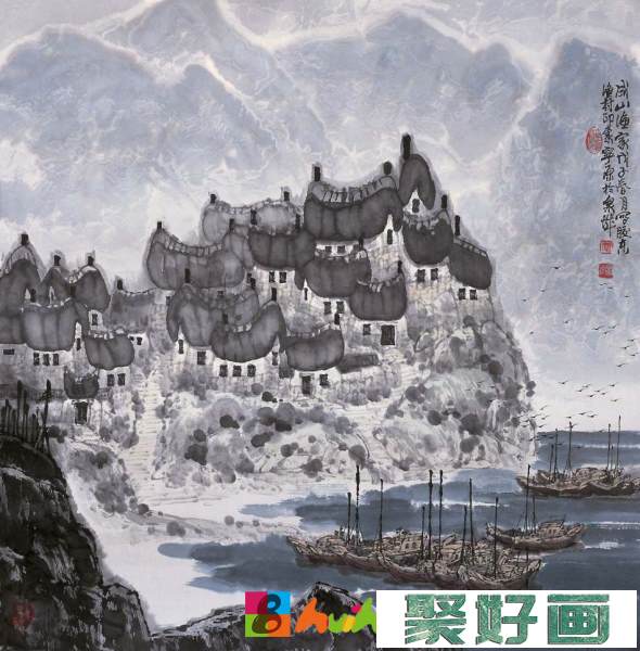 山东丁宁原国画作品欣赏