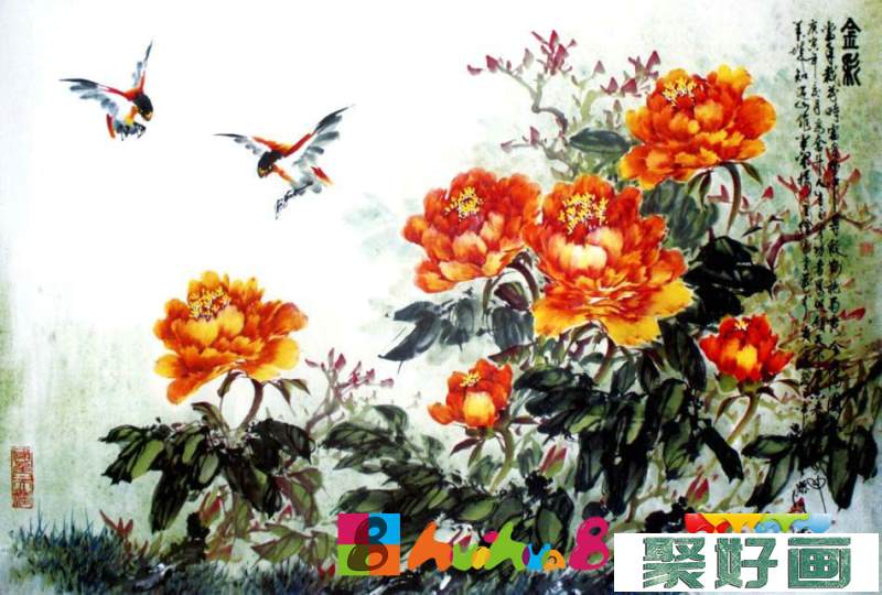 蔡天涛中国画花鸟作品欣赏