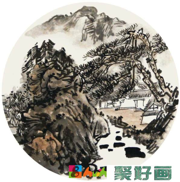 陈仕彬中国画山水作品欣赏