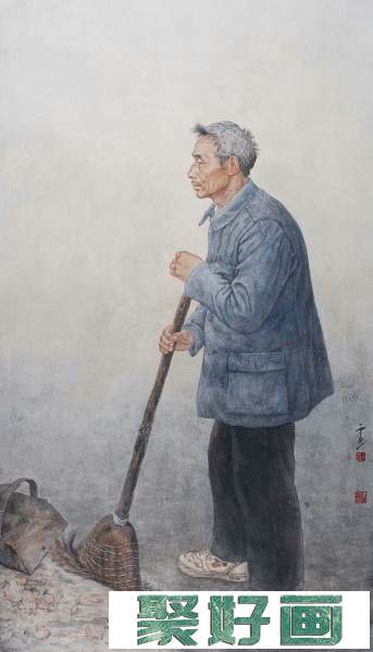 河南彭西春工笔画人物作品欣赏