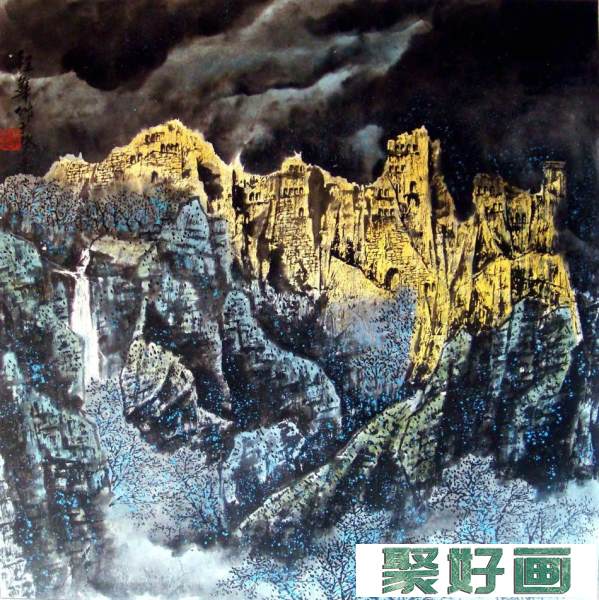 北京程华国画山水作品欣赏