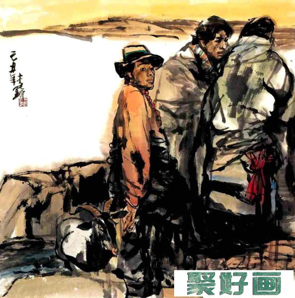 李锛中国画写意人物作品欣赏