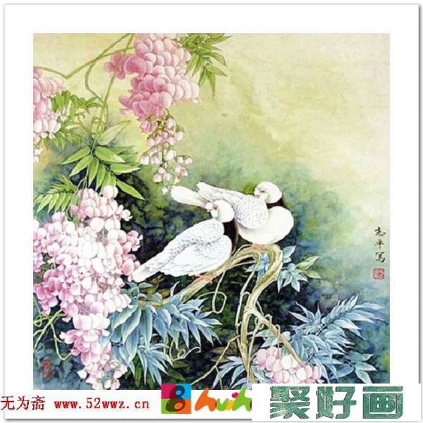 张志平工笔花鸟画欣赏