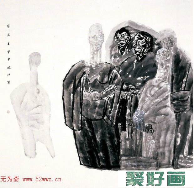 人物画巨变的画家杨晓阳在作品欣赏