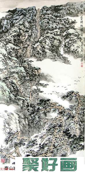 传统气息浓郁--徐金堤山水画作品欣赏