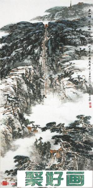 传统气息浓郁--徐金堤山水画作品欣赏