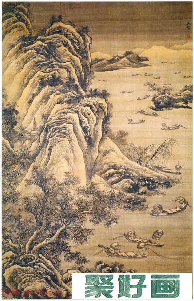 明代画家吴伟（吴小仙）绘画作品欣赏