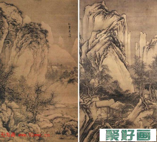 明代画家吴伟（吴小仙）绘画作品欣赏