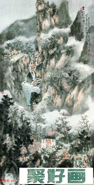 国画家茹峰请国画山水作品欣赏