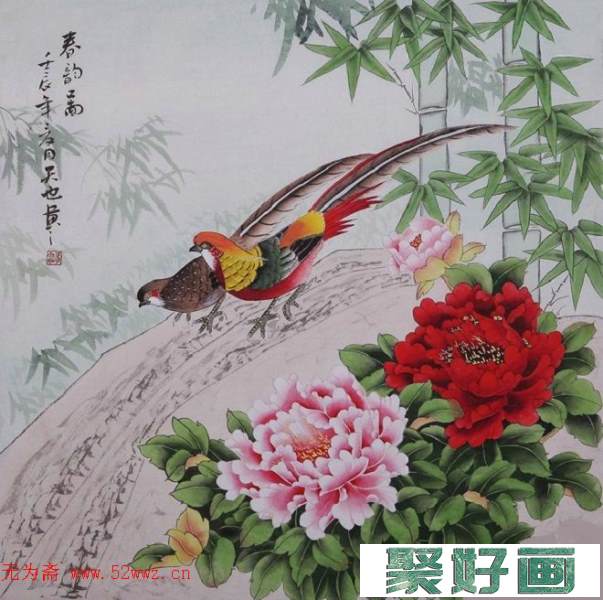 融传统文化于绘画中的画--易天也中国画作品欣赏