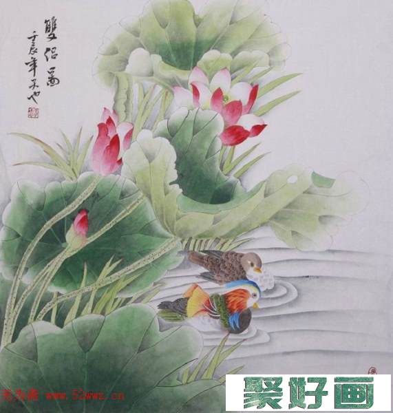 融传统文化于绘画中的画--易天也中国画作品欣赏