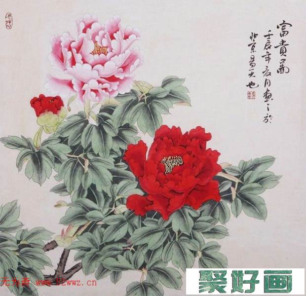 融传统文化于绘画中的画--易天也中国画作品欣赏