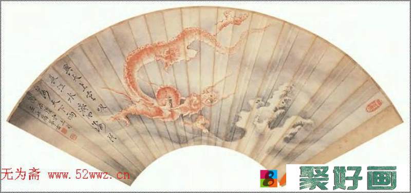 晚清宫廷画师之首屈兆麟中国画作品欣赏