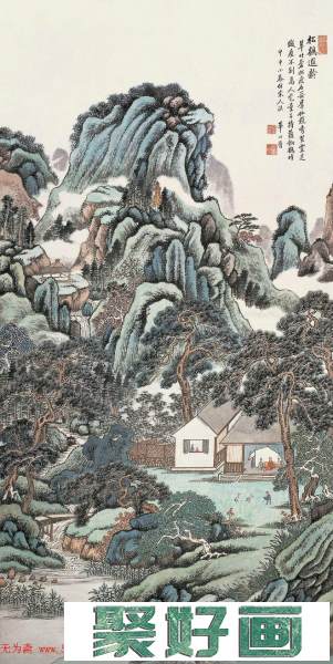 华曰曾中国画山水作品欣赏