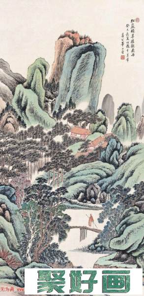 华曰曾<a href=../huajia/zhongguo/ target=_blank class=infotextkey>中国</a>画山水作品欣赏