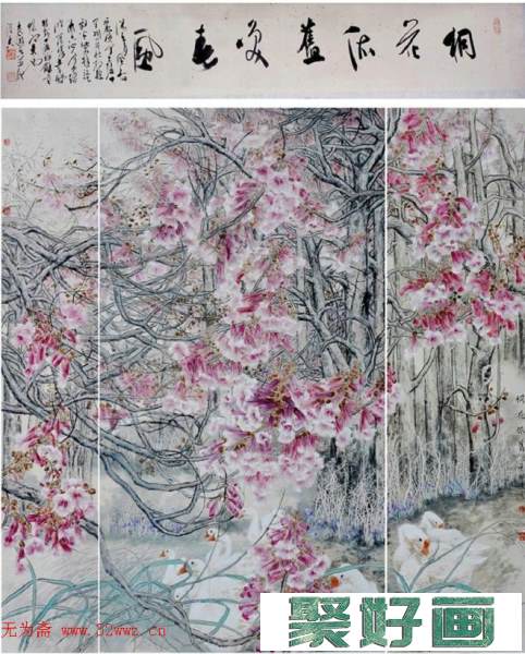 李俊香中国花鸟画作品欣赏