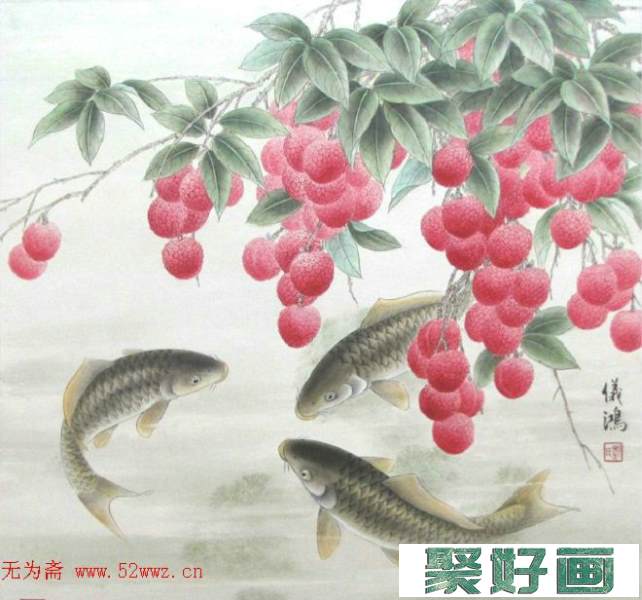 刘仪鸿中国画工笔花鸟作品欣赏