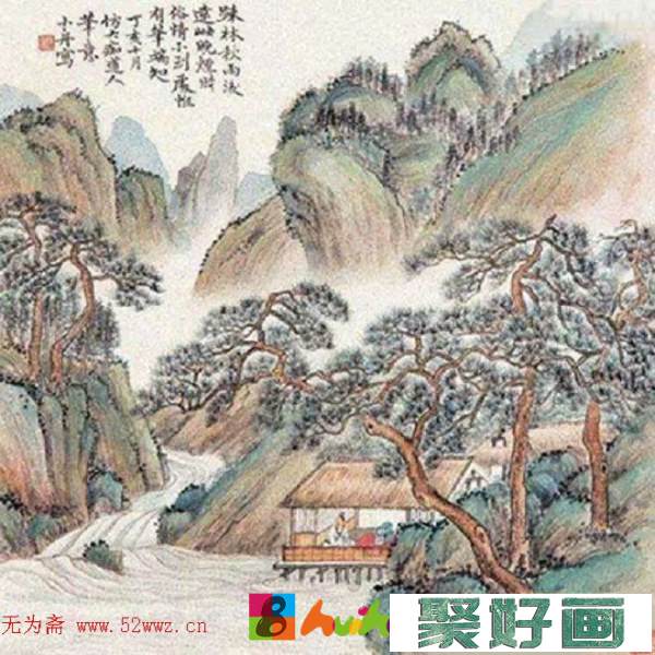 陈达中国画青绿山水作品欣赏