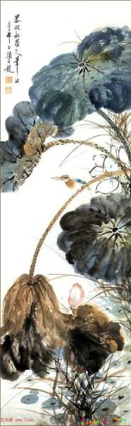 颜伯龙中国画花鸟作品欣赏