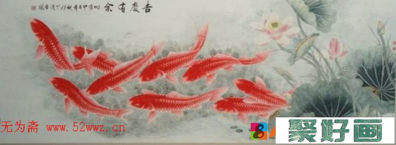 陈宗宝中国画工笔鱼作品欣赏