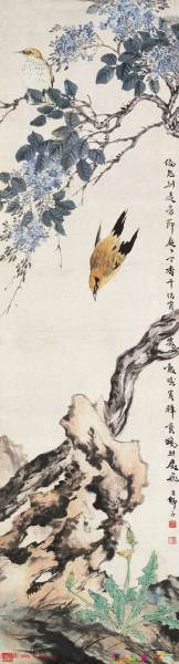 王师子中国画花鸟作品欣赏