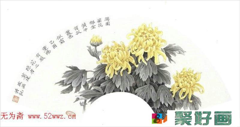 莫建成中国画工笔花鸟作品欣赏