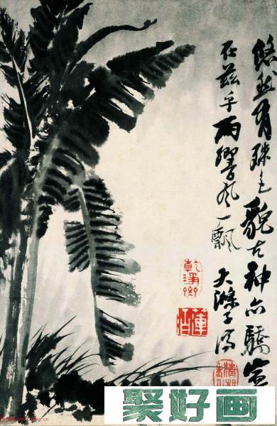 中国画一代宗师石涛字画欣赏《花卉图册》