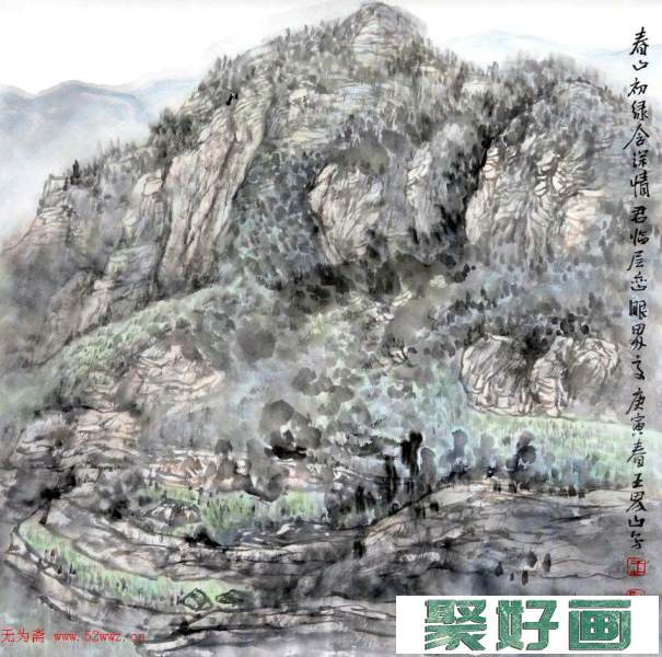 空军文艺创作室副主任王界山国画作品欣赏