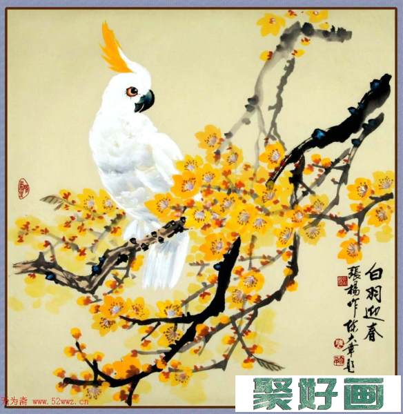 张扬中国花鸟画欣赏