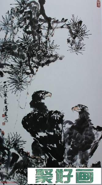 周沧米中国水墨画作品欣赏