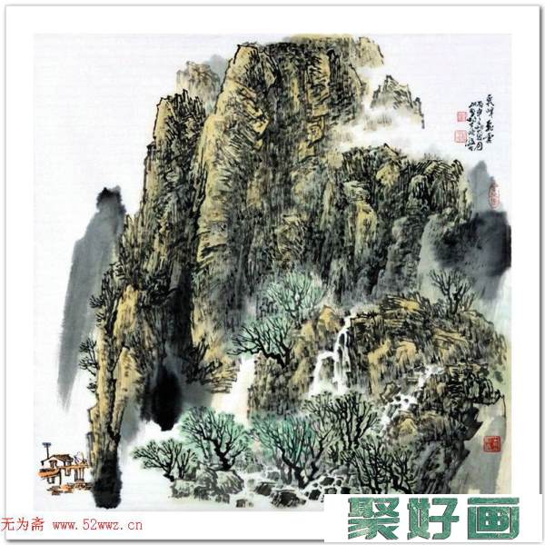 杜晓波北国风情山水画选刊