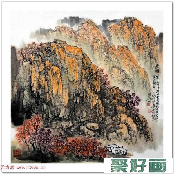 杜晓波北国风情山水画选刊