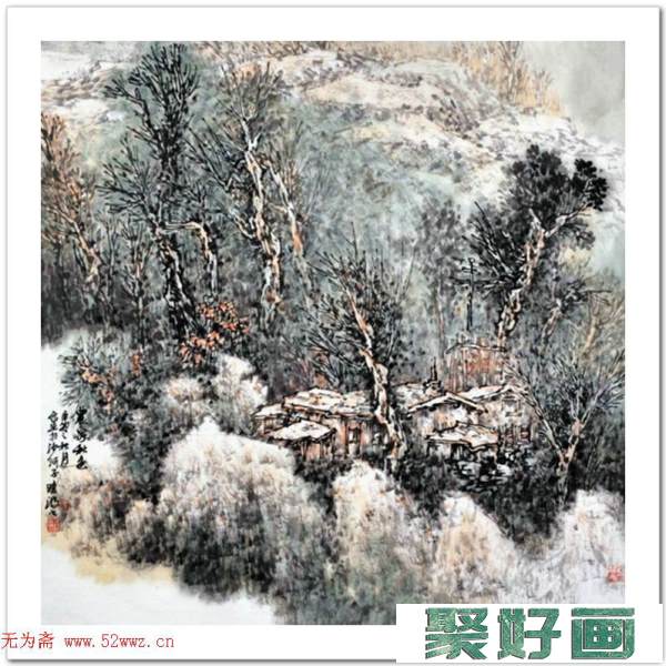 杜晓波北国风情山水画选刊