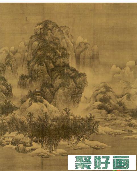 宋 范宽《雪景寒林图》国画高清作品鉴赏