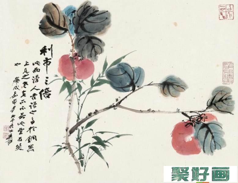 国画大师张大千花鸟画赏析