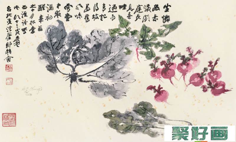 国画大师张大千花鸟画赏析