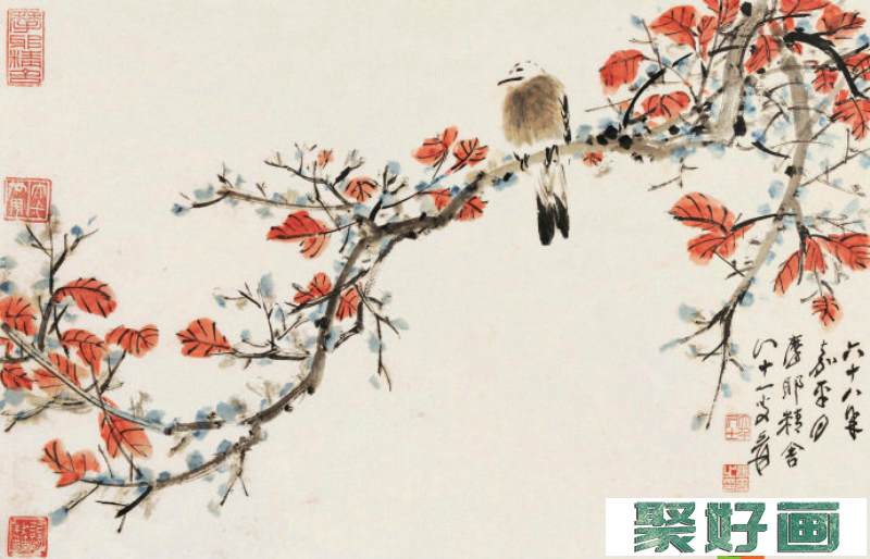 国画大师张大千花鸟画赏析