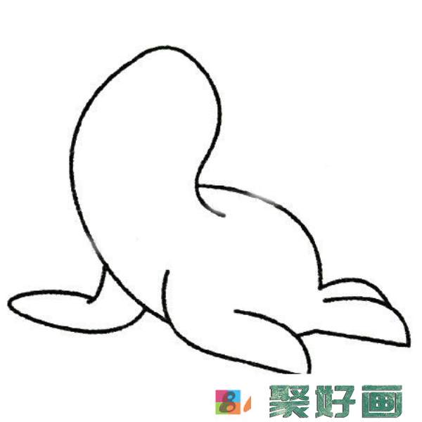 海豹简笔画