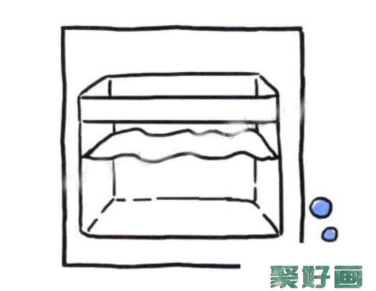 鱼缸简笔画