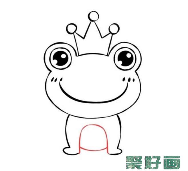 青蛙王子简笔画图片